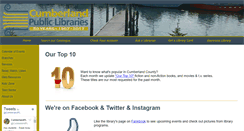 Desktop Screenshot of cumberlandpubliclibraries.ca